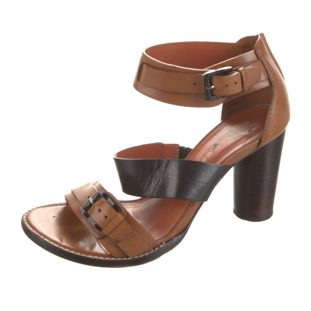 Rebecca Minkoff Tan and Black Women's Sandals